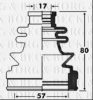 BORG & BECK BCB2855 Bellow, driveshaft